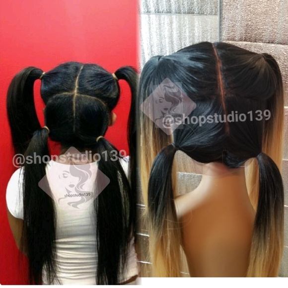 ? Wig honey blonde human hair lace front wig